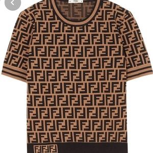 Fendi- Pullover FF Viscone